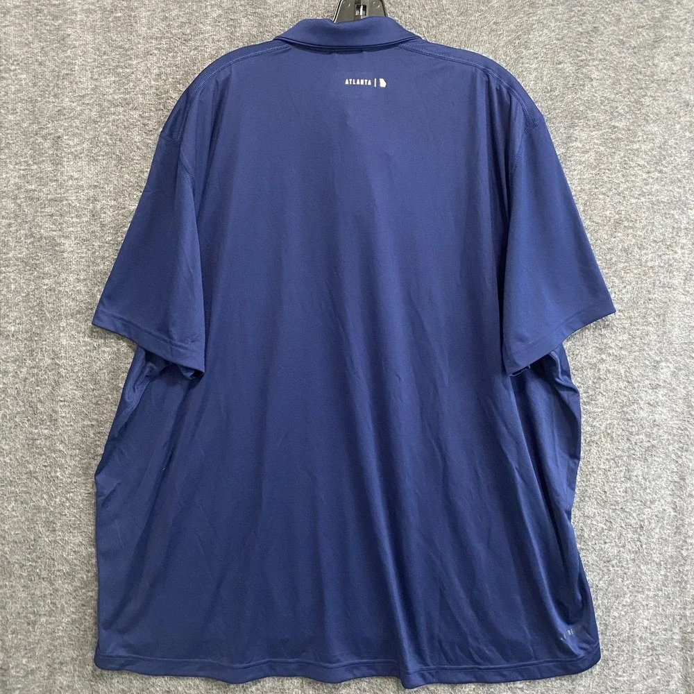 Georgia Tech Yellow Jackets Polo Shirt Mens‎ 3XL Blue Adidas Team Issue NCAA NWT
